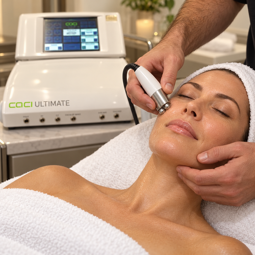 CACI and RF combined treatment with CACI Ultimate system